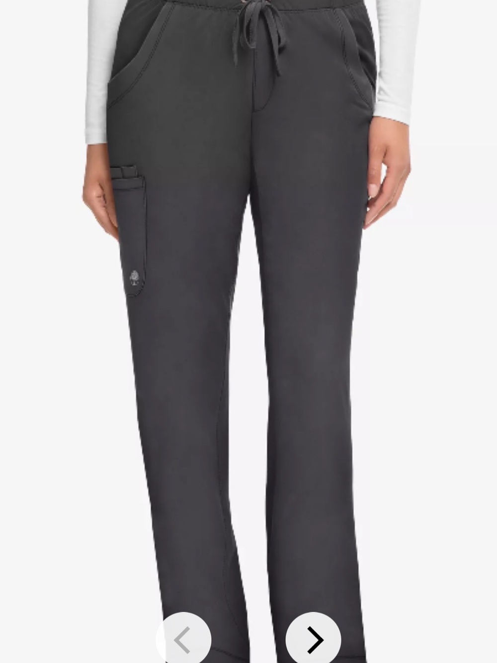 Healing hands 9560 S tall- Women’s Pewter Drawstring Utility Pants